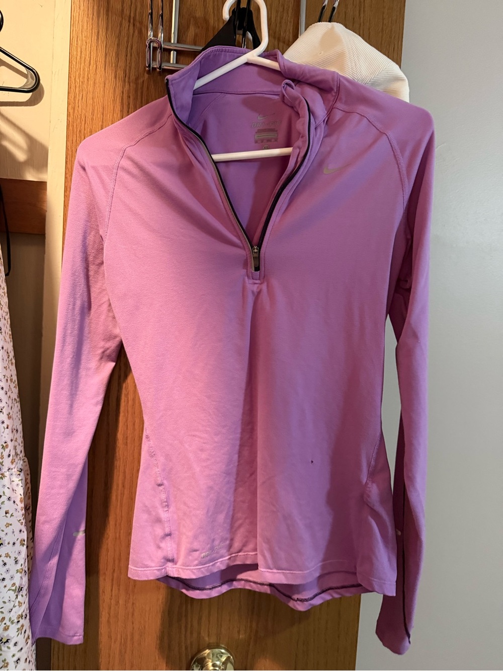 Women's Long-Sleeve Quarter-Zip Performance Top - Purple